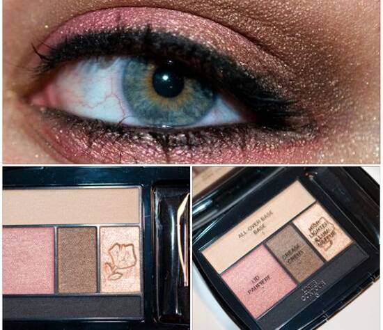 The unique Lancome 5 Shadow & Liner Eye Brightening Color Design Palette will give you an incredibly voluminous and expressive look!